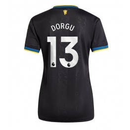 Manchester United Patrick Dorgu #13 Derde tenue Dames 2025-26 Korte Mouw